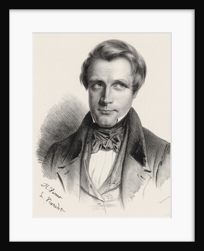 Portrait of the composer Henri Brod, 1835 by Anonymous