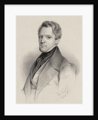 Portrait of the composer Henri Brod, 1836 by Anonymous