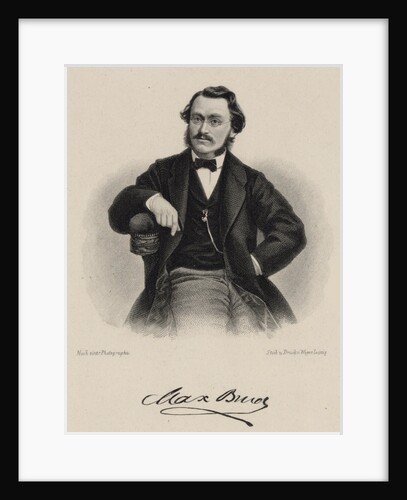 Portrait of the composer Max Bruch, 1870 by Anonymous