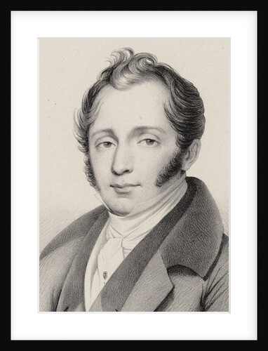Portrait of the composer Michele Enrico Carafa, 1825 by Anonymous