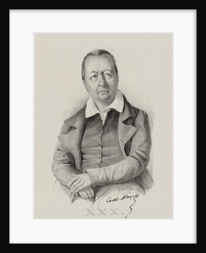 Portrait of the composer François Henri Joseph Castil-Blaze, 1841 by Anonymous
