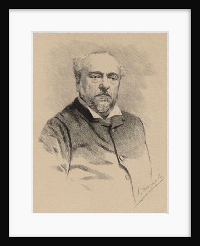 Portrait of the composer Emmanuel Chabrier, 1890 by Anonymous