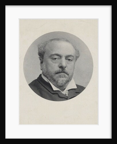 Portrait of the composer Emmanuel Chabrier, Early 1890s by Anonymous