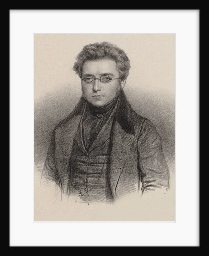 Portrait of the composer Charles Chaulieu, 1835 by Anonymous