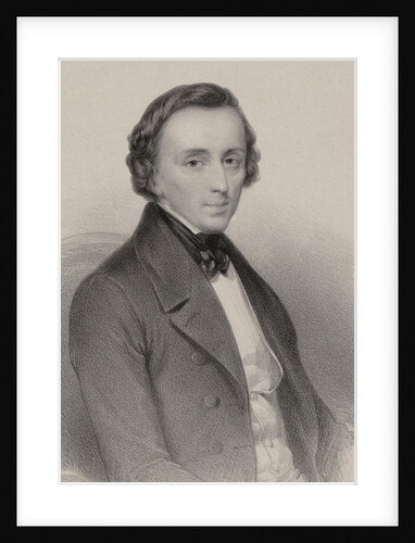 Portrait of the composer Frédéric Chopin, 1847 by Anonymous