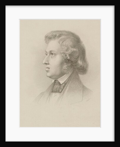 Portrait of the composer Frédéric Chopin, 1840s by Anonymous