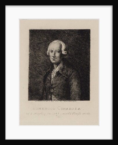 Portrait of the composer Domenico Cimarosa by Anonymous