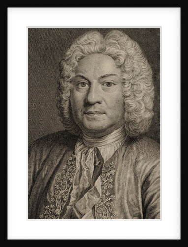 Portrait of the composer François Couperin, ca 1730 by Anonymous