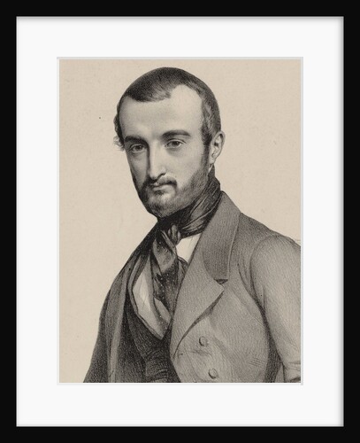 Portrait of the composer Jean Baptiste Charles Dancla, 1845 by Anonymous