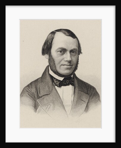 Portrait of the composer Ferdinand David, 1870 by Anonymous