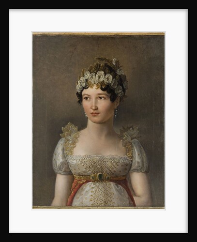 Portrait of Caroline Bonaparte, Princesse Française, Grand Duchess of Berg and Cleves, Q by Anonymous