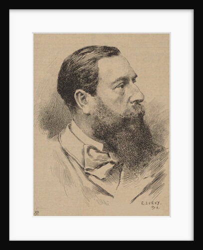 Portrait of the composer Léo Delibes, 1891 by Anonymous