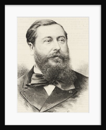 Portrait of the composer Léo Delibes, 1891 by Anonymous