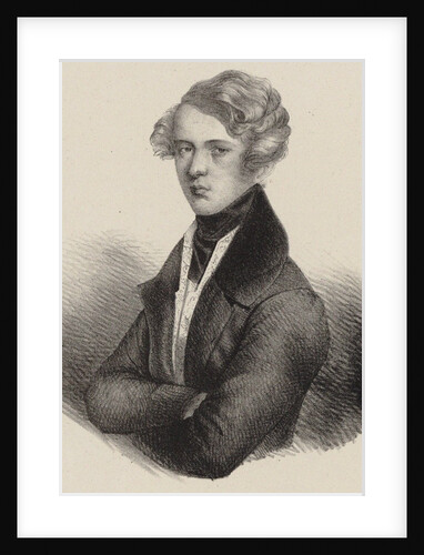 Portrait of the composer Theodor Döhler, First half of the 19th cent by Anonymous