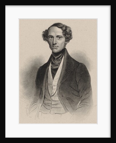 Portrait of the composer Theodor Döhler, First half of the 19th cent by Anonymous