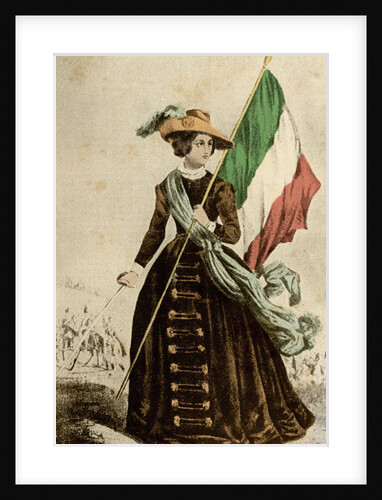 Cristina Trivulzio di Belgiojoso, 1848 by Anonymous