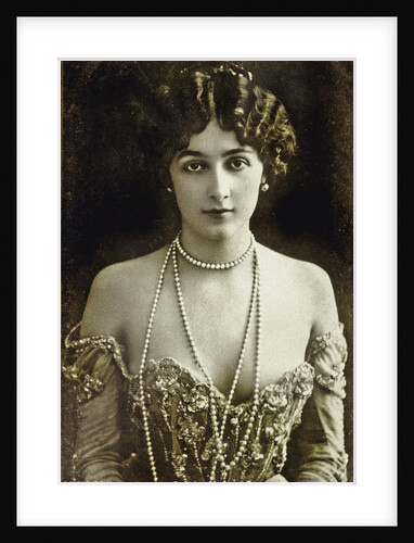 Portrait of the opera singer Lina Cavalieri by Anonymous