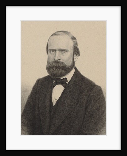 Portrait of the pianist and composer Alexander Dreyschock, 1860 by Anonymous