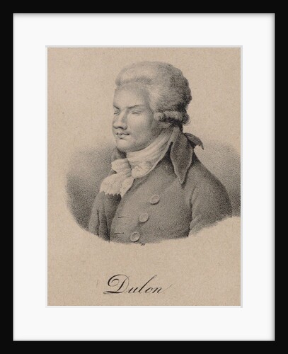 Portrait of the flautist and composer Friedrich Ludwig Dulon, 1830 by Anonymous