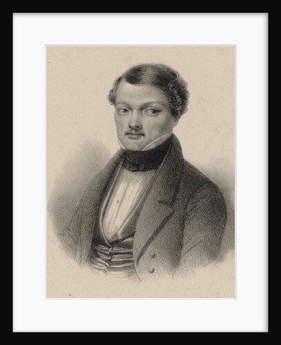 Portrait of the opera singer and composer Gilbert-Louis Duprez by Anonymous