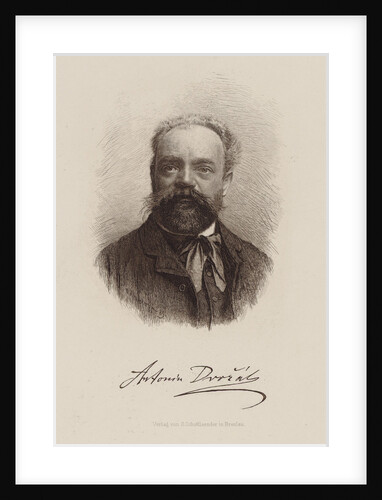 Portrait of the composer Antonin Dvorak, 1889 by Anonymous