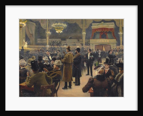 An evening at the Circus in Copenhagen, 1891 by Anonymous