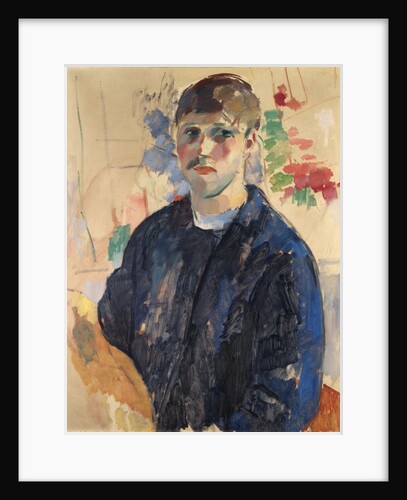 Self-portrait with blue blouse, 1914 by Anonymous