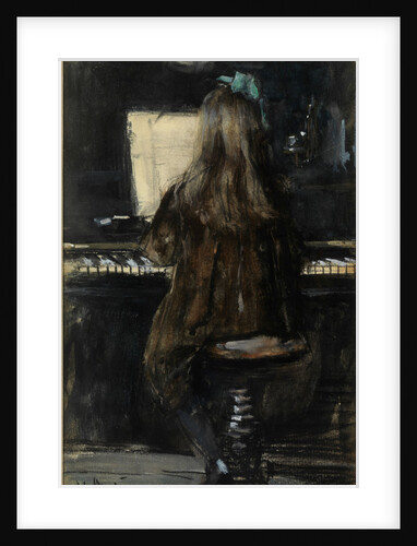 Floortje plays piano by Anonymous