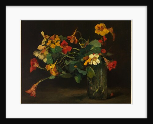 Still Life with Nasturtiums by Anonymous