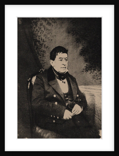 Portrait of Auguste-René Semen 1781-1862), Mid of the 19th cen by Anonymous