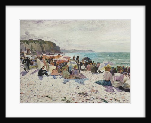 Beach at Dieppe by Anonymous