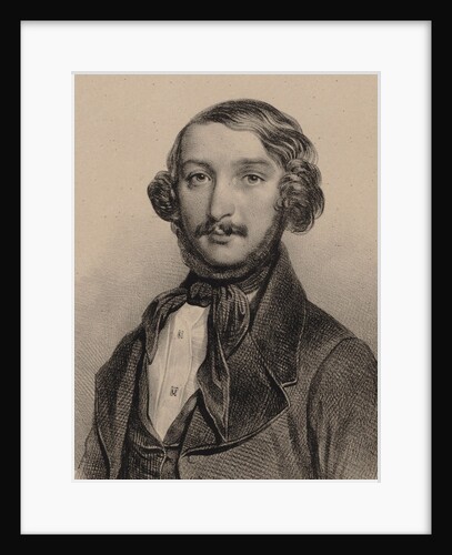 Portrait of the composer Heinrich Wilhelm Ernst, 1840 by Anonymous