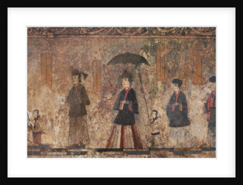 The procession of the tombs master. The mural painting of the Susan-ri Tomb, Second Half of the 5th by Anonymous