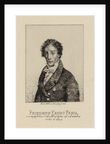 Portrait of the composer Friedrich Ernst Fesca by Anonymous