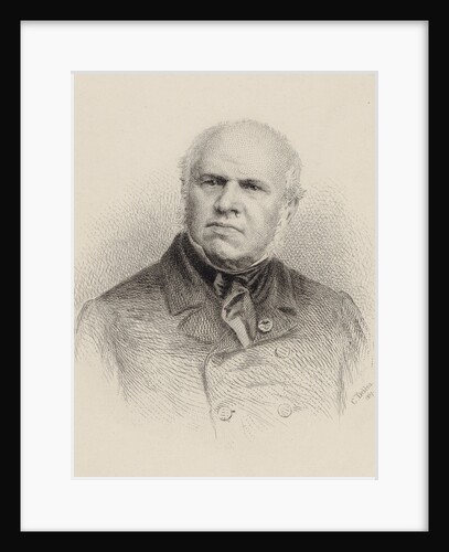 Portrait of the composer François-Joseph Fétis, 1867 by Anonymous