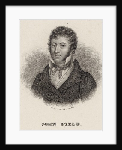 Portrait of the composer John Field, 1845 by Anonymous