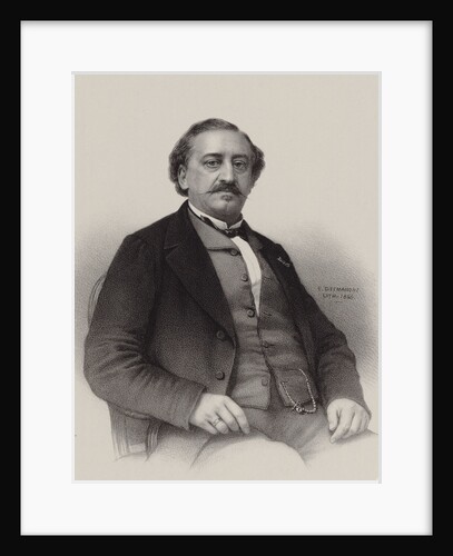 Portrait of the composer Friedrich von Flotow, 1856 by Anonymous