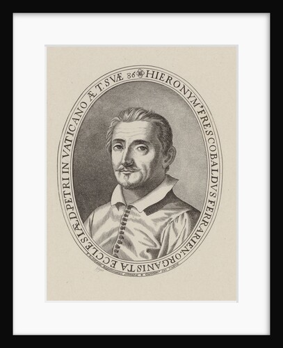 Portrait of the composer Girolamo Frescobaldi by Anonymous