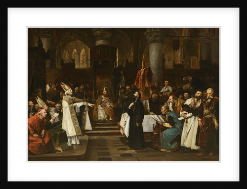 John Hus before Council of Constance, before 1882 by Anonymous