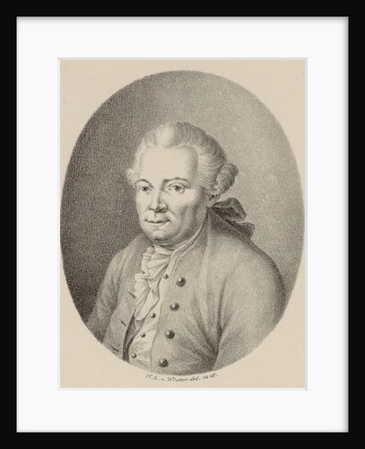Portrait of the composer Florian Leopold Gassmann, 1815 by Anonymous