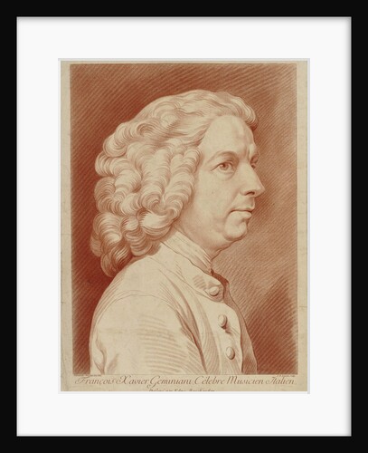 Portrait of the composer and violinist Francesco Saverio Geminiani, 1806 by Anonymous