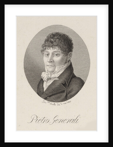 Portrait of the composer Pietro Generali, 1812 by Anonymous