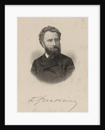 Portrait of the pianist und composer Friedrich Gernsheim, 1875 by Anonymous