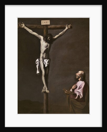 The Crucified Christ with a Painter, c. 1650 by Anonymous