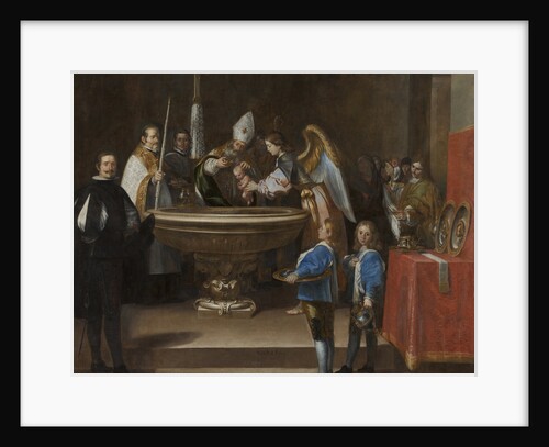 The Baptism of Saint Francis, ca 1664 by Anonymous