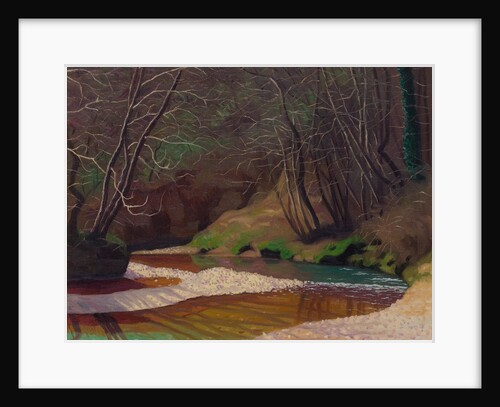 Ruisseau rouille et galets blancs, 1921 by Anonymous