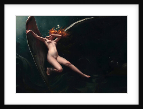 A Fairy Under Starry Skies, by Anonymous