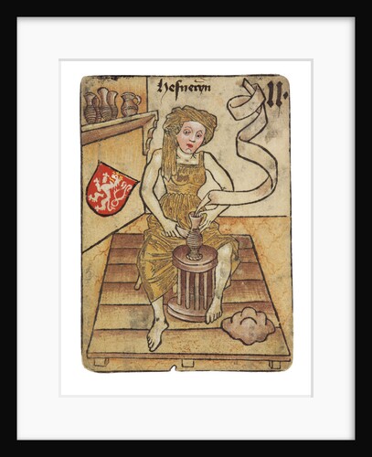 A potter. The Ambras castle Hofaemterspiel (Court-office Game), ca 1455 by Anonymous