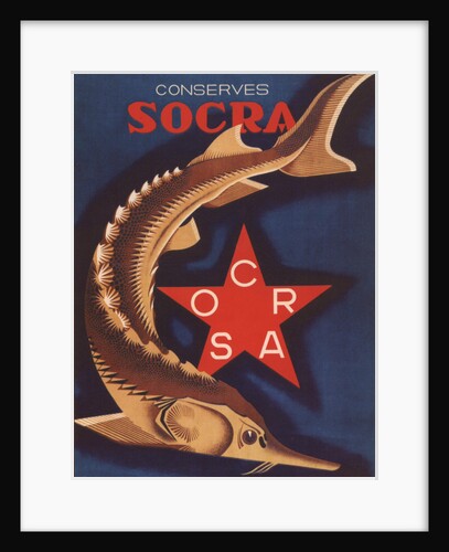 Advertising Poster for Canned Sturgeon, 1932 by Anonymous