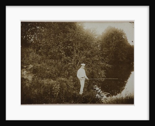Alexander Blok Fishing. Shakhmatovo, 1894 by Anonymous